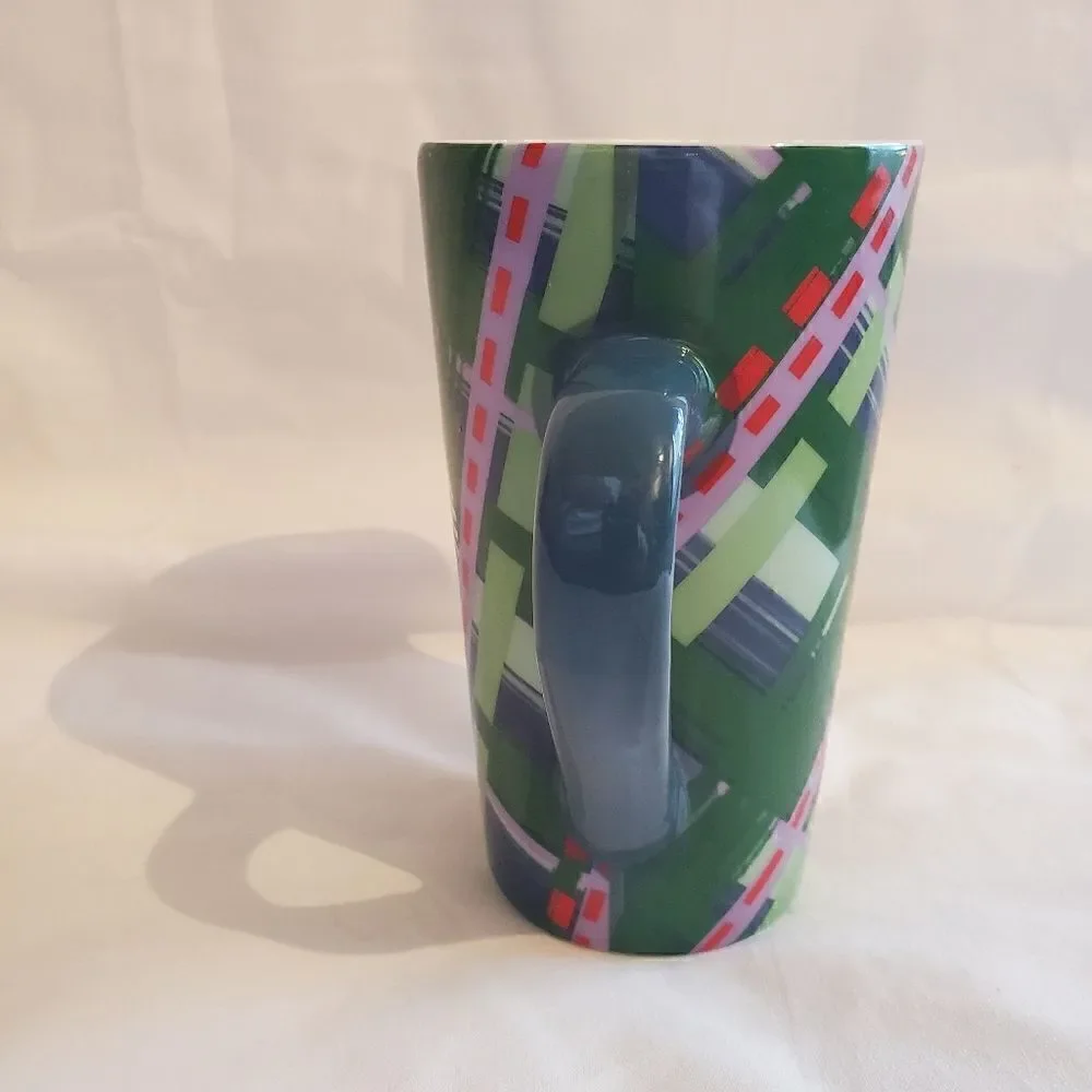 Starbucks Coffee Green Plaid Tall Mug